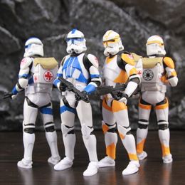 Action Toy Figures Legion Kix 212th Attack Battalion Medic Trooper 6" Action Figure Phase 2 Clone Toys Model Doll 230818