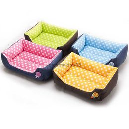 Other Pet Supplies New Cotton Lint Dog Bed Waterproof Nest Dog Baskets Mat Soft Pet Bed Autumn Winter Warm Cozy Dog Cat House Pet Products Cat Bed HKD230821