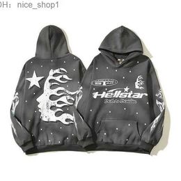 Hellstar hoodie Spring and Autumn Sports Designer Long Sleeve Pants Pullover Street Hip Hop Retro Alphabet Print High Personalised Hell Star He 1 5E9O