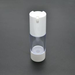 10pcs/lot 50ml Clear Plastic Emulsion Shampoo Cream Envase Airless Pump Bottle Empty Cosmetic Containers SPB94 Tfsmw