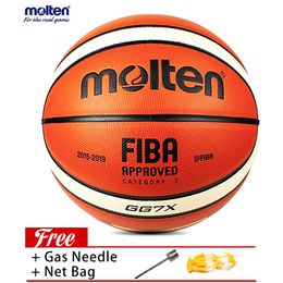 Balls High Quality Basketball Ball Official Size 7 PU Leather Outdoor Indoor Match Training Men Women GG7X 230820