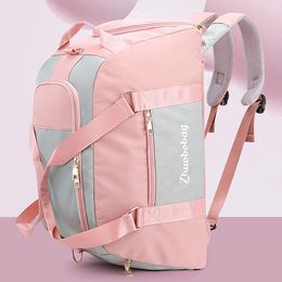 Mats Yoga Mat Bag Fitness Gym Backpack Sports Nylon Training Shoulder For Women Men Travelling Duffel Outdoor Travel Bag Dry Wet X495A