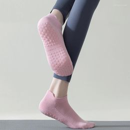 Athletic Socks Summer Thin Shallow Mesh Breathable Yoga Pilates Professional Bottom Anti-slip Sports Gym Dance Fitness