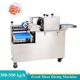 Meat Dicing Machine 3 Sets Of Knives Fresh Meat Dicer Commercial Automatic Meat Cutting Machine