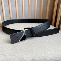 Leather belts designer belt men features a pure and elegant design with a genuine leather buckle and enriched by the metal lettering with box