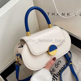 tote bag Candy colored women's small handbag panel PU leather shoulder messenger bag Women's short handbag caitlin_fashion_bags