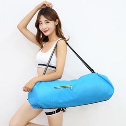 Mats Multifunction Yoga Bag Large Gym Mat Bag Big Capacity Yoga Backpack Yoga Pilates Mat Case Bag Carriers 110cm ( Without Yoga mat)