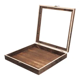 Frames Insect Jewelery Organiser Wooden Bug Box For Specimen Shadow Coffee
