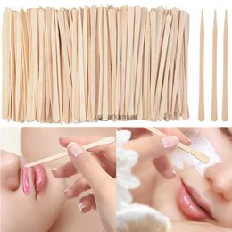 Makeup Brushes 200/400pcs Waxing Sticks Smooth Face Eyebrows Wax Spatulas Disposable Wooden Hair Removal Applicator Spatulas Body Beauty Tool HKD230821