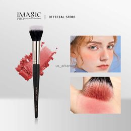 Makeup Brushes IMAGIC Single Blush Brush Loose Powder Contouring Highlighter Brush Soft Fibre Hair Make Up Tool Professional Beauty Brushes HKD230821