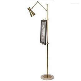 Table Lamps Postmodern Sketchpad LEDTable Floor Lamp Stand Light For Painting Study Room Metal Luxury Reading Lighting Fixtures Decor