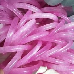 Bangle Natural Pink Jade Bangles Women Fine Jewelry Genuine Crystal Gemstone Healing Jadeite Bracelet For Girlfriend Mom Gifts