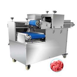 Fresh Meat Dicer Fully Automatic Meat Slicer Integrated Machine Electric Meat Cutter Machine Chicken Fillet Shredder