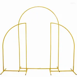 Party Decoration Metal Wedding Garden Arch Easy Assembly Backdrop Stand Balloon Frame For Yard Birthday Indoor Outdoor