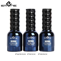 Esmalte de unha Emese Super Shine Transparente Base Base Casa Matte Casa Top Casa UV Polis de Nail Mergulhe em Gel Varngo de Laca para Nails ART 230821