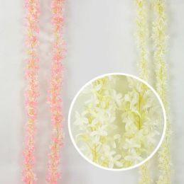 Artificial Flowers Cherry Blossom attificial Lilac flowers Vine beautiful rattan for wedding decotations Encryption flower string ZZ