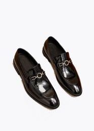 Brand Name Mens Oxfords Dress Shoes Formal Wedding Party Business Cow Leather With Box Size 38-46