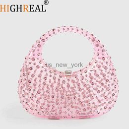 Evening Bags New Handbag Brand Fashion Women Handbags Transparent Acrylic Luxury Party Prom Evening Bag Woman Casual Bling Clear Clutch HKD230821