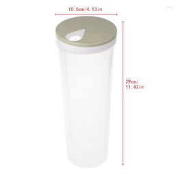 Storage Bottles Cylinder Shaped Noodle Container Spaghetti Canister Cereal Crisper Grains Box Dropship