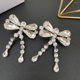 Backs Earrings Europe And The United States Fashion Exquisite Temperament Dragonfly Crystal Ear Clip