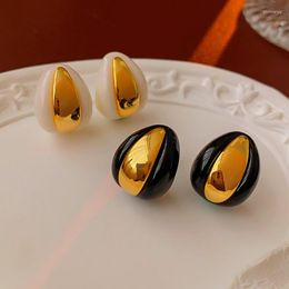 Stud Earrings Vintage Fashion Earring For Women Silver Needle Water Drop French Premium Gorgeous Gold Plating Jewelries