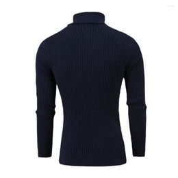 Men's Sweaters Elegant Stylish Pullover Shirt For Men Warm Turtleneck Autumn Winter Slim Fit Casual Layering Options