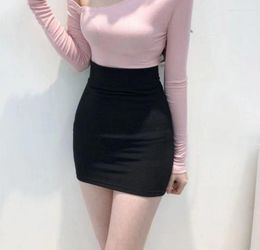 Skirts For Women Short Women's Skirt Wrap Clothes Chic Night Club Outfit Stylish Y2k Sexy Mini Tight Black Aesthetic Streetwear