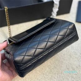 2023-Shoulder Bags Chain Cross Body Leather Designer Bag Women Diamond Lattice Luxurys Handbag Ladies Fashion Classic Solid Colour Wallet