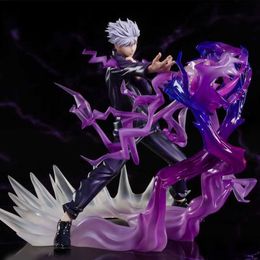Action Toy Figures 18cm Gojo Satoru Action Figure Anime Figurine Toys Doll Collector Christmas Gift Without Box