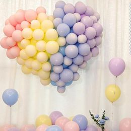 Party Decoration Macaron Balloon 10" Wedding Baby Shower Anniversary Balloons Pastel Candy Colors Gender Reveal