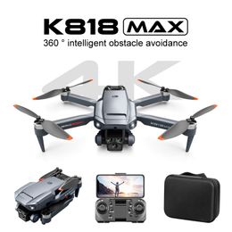 K818 MAX RC Drone 4K HD 5 Cameras Helicopter Profesional Brushless Drone RC Plane Toys FPV Avoidance Dron Profesional Drones