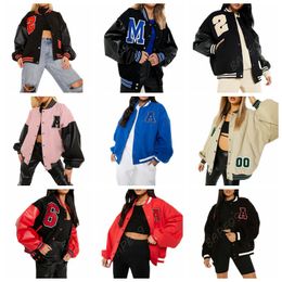 Varsity jacket High-quality Letter Designer Women Embroidery Double Threaded Baseball Hip Hop Streetwear Button Coats