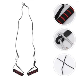 Resistance Bands Fitness Handle Biceps Rope Home Pulley System Cables Tricep Pulldown Attachment Stretch Strap Nylon Ropes