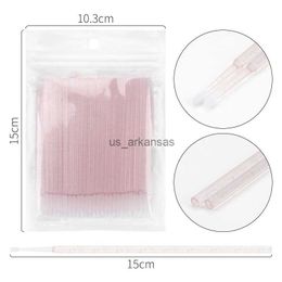 Makeup Brushes 100PCS/Lot Disposable Crystal Eyelash Brushes Swab Microbrushes Eyelash Extension Tools Individual Eyelashes Removing Tools HKD230821