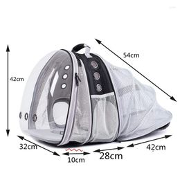 Cat Carriers Breathable Backpack Outer Travel And Stretchable Bag Pet Dog Space Strap