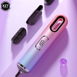 Hair Dryers Professional 3 In 1 Dryer and Cold Air Blue Light Negative Ion Electric Blow Home Travel Salon Portable Styler 230821