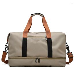 Duffel Bags Fashion Travel For Women/Men Large Capacity Men's Sports Bag Waterproof Messenger Dry And Wet Drop Handbag