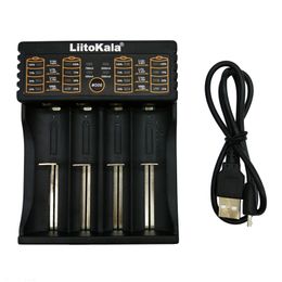 Liitokala Lii-402 Charger AA/AAA 18650 18490 18350 17670 17500 26650 16340 14500 NiMH Li-ion battery Smart Charger