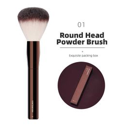 Hourglass Makeup Brushes Cosmetics Vanish Seamless Finish Foundation Brush Genuine Quality Creamy BB Primer Kabuki Brushes Synthetic Hair NO 1-10 Drop Ship 261