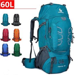 Bags Lightweight Waterproof Camping Climbing Bag 60L Riding Travel Large Capacity Rucksack Men Women Sports Hiking Outdoor Backpack