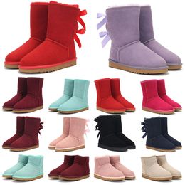 Ultra Mini-Plattform Uggity Tazz Boot Designerin Frau Winter-Knöchel Australien Schneestiefel Dicke Boden echtes Leder warmes flauschige Stiefel mit Pelz Uggitys 36-41