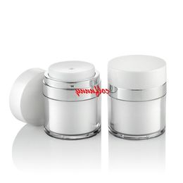 50G Cosmetic Jar,Empty Acrylic Cream Cans,Vacuum Bottle,Press Style Jar,Sample Vials,Airless Container F050706 Wlsow