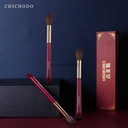 Makeup Brushes CHICHODO Makeup Brush-Luxurious Red Rose Series-High Quality Goat Hair Highlighter Brush-Cosmetic Tools-Make up Brush-Beauty Pen HKD230821