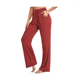 Women's Pants Women Casual Fashion Yoga Sport Fitness Quick-Drying Trousers Wide Leg Jean Bell Bottom For