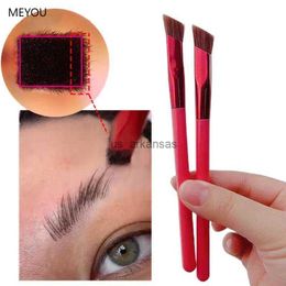 Makeup Brushes 3 Piece Multifunction Eyebrow Brushes Simulated Stereoscopic Eyebrow Hair Makeup Contour Eyeshadow Concealer Square Make Up Tool HKD230821