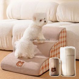 Other Pet Supplies New Memory Foam Dog Sofa Stairs Pet 2/3/4 Steps Stairs for Small Dog Cat Ramp Ladder Anti-slip Bed Stairs Pet Supplies Soft Bed HKD230821