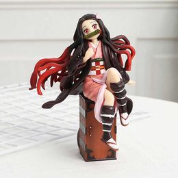 Action Toy Figures 15cm Demon Slayer Figure Anime Action Figure Model Collection Statue Figurine Doll Kids Toy For Birthday Gift