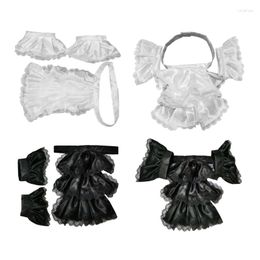 Bow Ties Lace Jabot And Wrist Cuffs Set Faux Collar Steampunk Cosplay Accessory Dropship