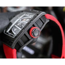 RM05901 SUPERCLONE Active tourbillon Sports Watch Rm59 Movement Mechanical Carbon Fibre Case Sapphire Mirror 5110x 4310 x 1520 Sports watches Yohan Blake 6Y8L CET