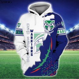 Men's Hoodies Sweatshirts Rugby Sport Zealand Warriors Fern Maori 3D Full Print Hoodie Men's Adult Outwear Shirt Pullover Sweatshirt Casual Jacket 230818